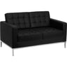 Lac Series Reception Love Seat / Black by BIGA