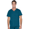 Landau Proflex Men's 4-Pocket V-Neck Top - CARIBBEAN / Sizes S - 5XL