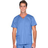 Landau Proflex Men's 4-Pocket V-Neck Top - CEIL / Sizes S - 5XL