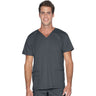 Landau Proflex Men's 4-Pocket V-Neck Top - GRAPHITE / Sizes S - 5XL