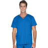 Landau Proflex Men's 4-Pocket V-Neck Top - ROYAL / Sizes S - 5XL