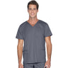 Landau Proflex Men's 4-Pocket V-Neck Top - STEEL / Sizes S - 5XL