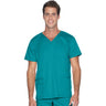 Landau Proflex Men's 4-Pocket V-Neck Top - TEAL / Sizes S - 5XL