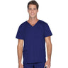 Landau Proflex Men's 4-Pocket V-Neck Top - TRUE NAVY / Sizes S - 5XL
