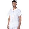 Landau Proflex Men's 6-Pocket Notch Collar Top - WHITE / Sizes S - 5XL