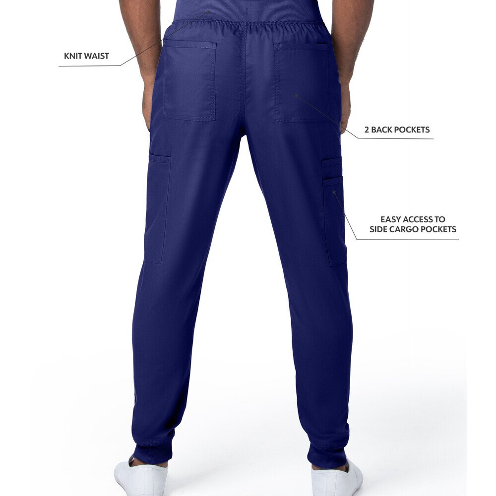 Landau Proflex Men's Banded-Bottom Jogger Pants with Elastic Waistband –  Pure Spa Direct