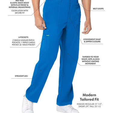 Landau Proflex Men's Straight-Leg Cargo Pants - ROYAL / Sizes S - 5XL