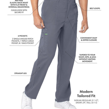 Landau Proflex Men's Straight-Leg Cargo Pants - STEEL / Sizes S - 5XL
