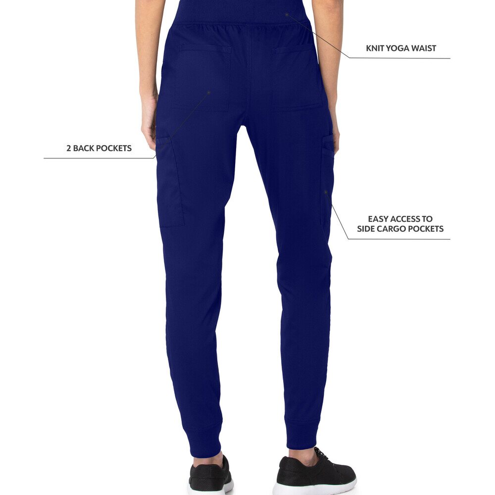 Landau Proflex Women's Banded-Bottom Jogger Pants with Elastic Waistba –  Pure Spa Direct