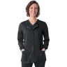 Landau Proflex Women's Snap Front Jacket - BLACK / Sizes XXS - 5XL