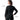 Landau Proflex Women's Snap Front Jacket - BLACK / Sizes XXS - 5XL