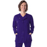 Landau Proflex Women's Snap Front Jacket - GRAPE / Sizes XXS - 5XL