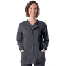 Landau Proflex Women's Snap Front Jacket - GRAPHITE / Sizes XXS - 5XL