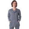 Landau Proflex Women's Snap Front Jacket - STEEL / Sizes XXS - 5XL