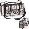 Large Carry Clear Set Bag With 6 External Pockets, Tissue Holder And Shoulder Strap by TruCase