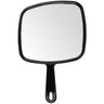 Large Hand Mirror - Black / 9"W x 12"L