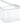 Large Rectangle Container with Flip Top Lid - Clear - 42 oz. / Case of 36 Containers