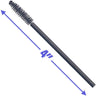 Large Tapered Head Mascara Wand with FSC&reg; Certified Black Paper Handle - 4" Long / 100 Pieces Per Bag x 8 Bags = Case of 800 Mascara Wands