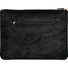 Large Zippered Clutch Bag - Black Paisley - 12.5" x 9.125" / Case of 14 Clutches