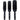 Larisa Love Onyx Ceramic + Ion Round Brush (3 Pack Set)