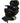 Lars Barber Chair / Black Upholstery by PS Beauty