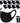 Laser Cut Face Masks - Unisex - Black - Washable + Reusable / 10 Pack
