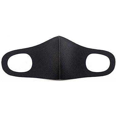 Laser Cut Face Masks - Unisex - Black - Washable + Reusable / 10 Pack