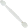 Latex-Free Dual Ended Round/Oval Tip Eye Shadow Applicator - White - 2.75"Long (69.9 mm) / 100 Per Bag X 12 Bags = 1,200 Pack