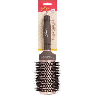 Latina - Ceramic Ionic Brush with Sectioning Pik - 3-1/4"