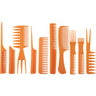 Latina - Imitation Bone Comb Set in Roll Up Case