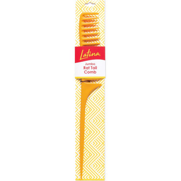 Latina - Imitation Bone Jumbo Rat Tail Comb - 12"