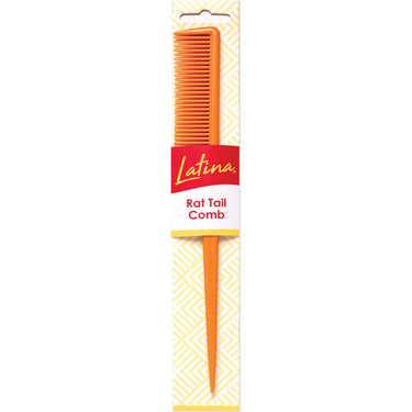 Latina - Imitation Bone Rat Tail Comb - 9"