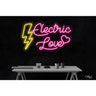 LED Flex Neon Sign - Electric Love / Size: 32"W x 18"H x 1"D / 12 Font Color Options: Dark Blue, Gold, Green, Hot Pink, Light Blue, Light Pink, Orange, Purple, Red, Warm White, White and Yellow