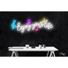 LED Flex Neon Sign - Enjoy your life / Size: 36"W x 14"H x 1"D / 12 Font Color Options: Dark Blue, Gold, Green, Hot Pink, Light Blue, Light Pink, Orange, Purple, Red, Warm White, White and Yellow