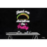 LED Flex Neon Sign - Feed me Tacos and tell me I'm Pretty / Size: 21"W x 31"H x 1"D / 12 Font Color Options: Dark Blue, Gold, Green, Hot Pink, Light Blue, Light Pink, Orange, Purple, Red, Warm White, White and Yellow