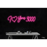 LED Flex Neon Sign - I Love You 3000 / Size: 36"W x 10"H x 1"D / 12 Font Color Options: Dark Blue, Gold, Green, Hot Pink, Light Blue, Light Pink, Orange, Purple, Red, Warm White, White and Yellow