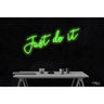 LED Flex Neon Sign - Just do it / Size: 36"W x 12"H x 1"D / 12 Font Color Options: Dark Blue, Gold, Green, Hot Pink, Light Blue, Light Pink, Orange, Purple, Red, Warm White, White and Yellow