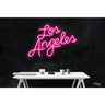LED Flex Neon Sign - Los Angeles / Size: 30"W x 20"H x 1"D / 12 Font Color Options: Dark Blue, Gold, Green, Hot Pink, Light Blue, Light Pink, Orange, Purple, Red, Warm White, White and Yellow