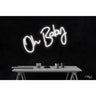 LED Flex Neon Sign - Oh Baby / Size: 24"W x 13"H x 1"D / 12 Font Color Options: Dark Blue, Gold, Green, Hot Pink, Light Blue, Light Pink, Orange, Purple, Red, Warm White, White and Yellow