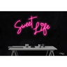 LED Flex Neon Sign - Sweet Life / Size: 35"W x 20"H x 1"D / 12 Font Color Options: Dark Blue, Gold, Green, Hot Pink, Light Blue, Light Pink, Orange, Purple, Red, Warm White, White and Yellow