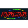 LED Sign - Acupressure / 11"H x 27"W x 1"D