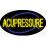 LED Sign - Acupressure / 15"H x 27"W x 1"D