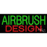 LED Sign - Airbrush Design / 11"H x 27"W x 1"D