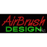 LED Sign - Airbrush Design / 11"H x 27"W x 1"D