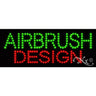 LED Sign - Airbrush Design / 8"H x 20"W x 1"D