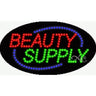 LED Sign - Beauty Supply / 15"H x 27"W x 1"D
