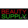 LED Sign - Beauty Supply / 8"H x 20"W x 1"D