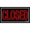 LED Sign - Closed / 17"H x 32"W x 1"D