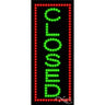 LED Sign - Closed / 27"H x 11"W x 1"D