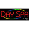 LED Sign - Day Spa / 11"H x 27"W x 1"D